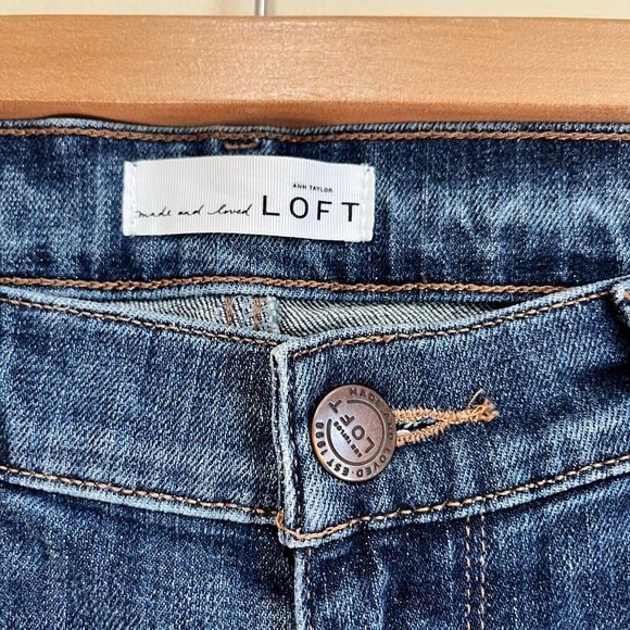 Loft modern skinny jeans size 27/4 - Picture 5 of 6